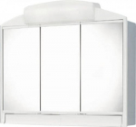 Vannitoakapp peegliga 59x51x16, 2x25W, RANO valge