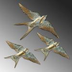 Opviq seinakaunistus Flying Swallow 1, 3 tk