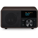 Raadio DAB+ - SANGEAN - KVALITEETNE MINI DAB+ - Bluetooth - AUX sisse - Must puidust korpus