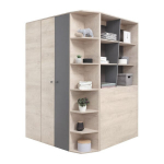 Kapp Step ST11 1, tamme v&auml;rvi/hall