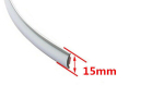 5m h&otilde;beda auto kroom stiilis kaunistamine kaunistusriba ribariba "DIY" turvapulk 6 mm 8 mm 10 mm 12 mm 15 mm 20 mm 30 mm 30 mm