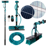 Professionaalne 7,37 m pikkune teleskoopharja fotogalvaaniliste paneelide puhastamiseks.