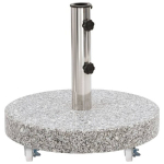 vidaXL p&auml;evavarju alus, graniit, 30 kg &uuml;mmargune, hall