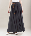 Naiste maksiseelik 385112 01, tumehall 385112*01-L/XL