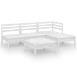 5-osaline aiadiivanikomplekt，aiam&ouml;&ouml;bli komplekt，V&auml;lim&ouml;&ouml;bli komplekt, valge, t&auml;ism&auml;nnipuit CFE999226