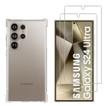 Samsung Galaxy S24 ULTRA jaoks l&ouml;&ouml;gikindel kest ja 2 klaasist kaitsekile Phonillico&reg;