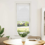 plisseeritud ruloo，privaatsuse kardina valge 50x150 cm kanga laius 49,4 cm CFE47675