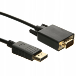 KONVERTER KAABEL DISPLAYPORT DP - VGA FULLHD 1,8M