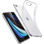 iPhone SE 2022 kaitse&uuml;mbris - Silikoongeel TPU l&auml;bipaistev pehme ultra&otilde;huke Phonillico&reg;