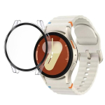 Kohver, mis sobib Samsung Galaxy Watch 7 40mm - K&otilde;va kaitse, l&auml;bipaistev &uuml;mbris, karastatud klaas Phonillico