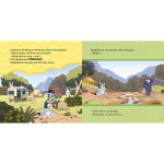 Lasteraamat lugemine Bluey Camping