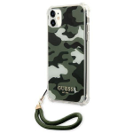 Guessi &uuml;mbris iPhone 11-le GUHCN61KSARKA khaki v&auml;rvi k&otilde;va &uuml;mbris Camo Collection