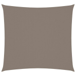 vidaXL oxford-kangast p&auml;ikesepuri, kandiline, 6 x 6 m, pruunikashall, Tumehall