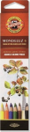 Koh-I-Noor akvarellpliiatsid, 6 tk