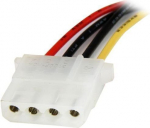 30 cm LP4 SATA sise toitekaabel F/N - SATA to Molex toiteadapter 0,3 m - F/N - LP4SATAFM12