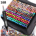 Joonistusmarkerid, joonistusmarkerite komplekt 168 v&auml;rvi, markerid