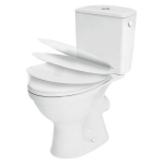 WC-pott Cersanit Como, aeglaselt suletav kaas