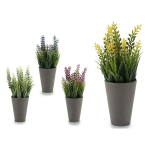 Dekoratiivne taim hall plastmass (10 x 23 x 10 cm) (10 x 22 x 10 cm) (9 x 22 x 9 cm)