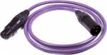 Melodika Purple Rain Md1x70 Xlr kabel audio, 7m, lilla
