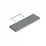 Peidetud kinnitusega riiul FS JSZ 595&times;235 mm Hall DOMAX