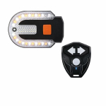 LED jalgratta tagatuli puldiga, USB, 1 komplekt