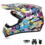 Quad BMX t&otilde;ukeratta Corisini kiivri + kinnaste + prillide komplekt L 57-58cm, L