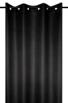 Stof &ouml;&ouml;kardin Copenhague Blackout, 140x260 cm, must