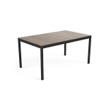 Keter Deco Porto Nova 160 &otilde;uelaud, 155,2x94x75 cm, liivakarva/must