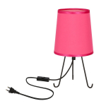 Candellux laualamp Smally, roosa/must