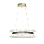 Rippvalgusti Candellux Tolosa LED 30 W, h&otilde;bedane kristall