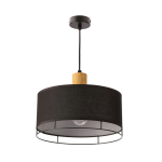 Laelamp Candellux Ardi must+puu 1x40W E27 kangast kuppel