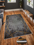 Asir vaip Homefesto, 80x150 cm, hall/kuldne