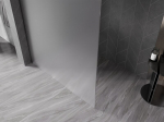 Mexen Kioto-X seinapaneel Walk-in 80 x 200 cm, mattklaas 10 mm, harjatud gun gray - 800-080-101-66-30-X