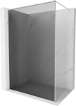 Mexen Kioto-XF Walk-in du&scaron;isein raamiga 60 x 202 cm, grafiit 10 mm, harjatud nikkel - 800-060-104-97-40-X