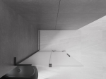 Mexen Velar L l&uuml;kand du&scaron;isein Walk-in 110 x 200 cm, j&auml;&auml;tunud 8 mm, must - 871-110-003-33-70