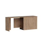 Kirjutuslaud Akser, 180x47x73,8 cm, pruun/hall