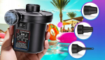 Elektripump 2in1: 12v/230v madratsitele, basseinidele, pallidele