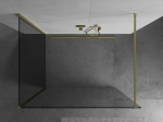 Mexen Kioto du&scaron;inurk Walk-in 125 x 110 cm, l&auml;bipaistev, kuldne harjatud - 800-125-212-55-00-110