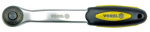 Vorel RATCHET HANDLE 53573, 260mm, CrV, 1/2" (12.7mm), 72 hammast, s&uuml;nteetiline materjal, deformeeritud k&auml;epide