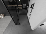 Mexen Kioto du&scaron;isein Walk-in 130 x 120 x 30 cm, must raam, must - 800-130-120-221-70-70-030