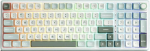 Royal Kludge RK-R98 RGB Sky Cyan juhtmega klaviatuur | 96%, vahetatavad klahvid, Beige l&uuml;litid, USA