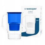 Filtreerimiskann Wessper D1 Solid 2,8 l sinine + 1 filter