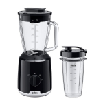 Kannmikser &bdquo;Braun PowerBlend 1 JB1051BK&ldquo; 600 W, 1,5 l klaasist kann, j&auml;&auml; purustamine