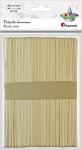 Puidust sirged pulgad 10x160mm 50tk - Titanum