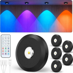 RGB LED kapivalgusti laetava aku ja kaugjuhtimispuldiga