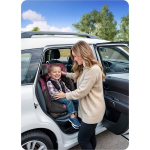 Nukido Prestige Line must ja roosa turvatool 0-36 kg ISOFIX-iga