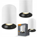 Moodne Led laevalgusti, valge mustaga, Gu10