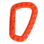 Plastikust karabiin oranž, 1 tk.