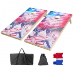 Cornhole komplekt VEVOR 4x2 ft, puidust, 8 koti ja kandekotiga