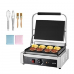 Kommertskasutuseks m&otilde;eldud elektrigrill VEVOR 2200W, sile pind 34x23 cm